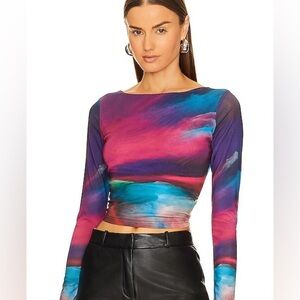 🆕 Farai London Fleur Long Sleeve Top SIZE SMALL